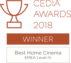 CEDIA Awards Winner - Best Home Cinema