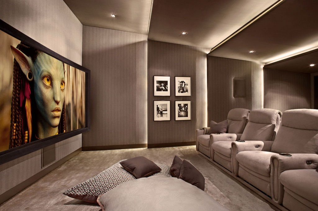 media room features